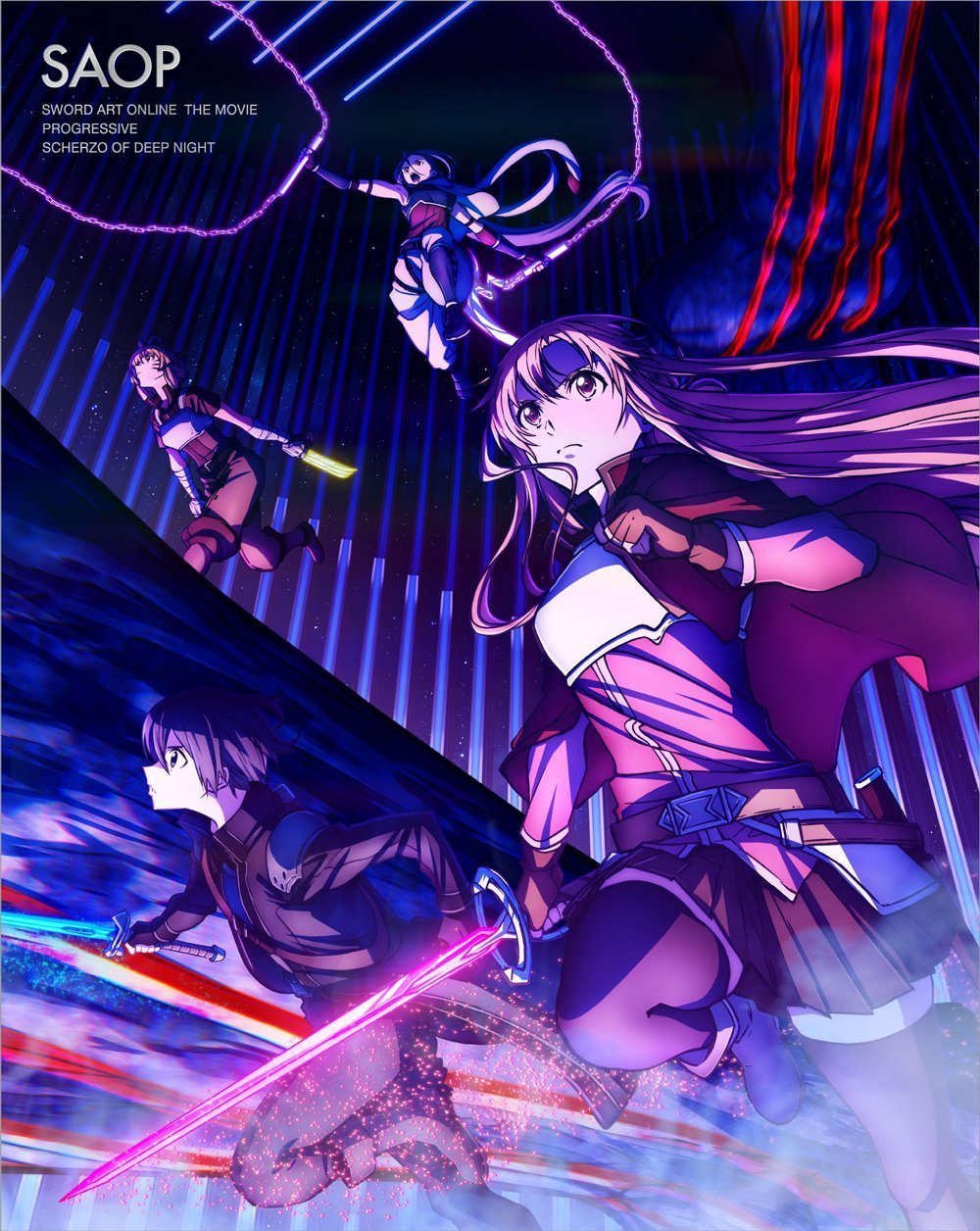 动画电影《刀剑神域 进击篇 黯淡黄昏的谐谑曲》BD封面公开，5月24日发售 - 语斋物语
